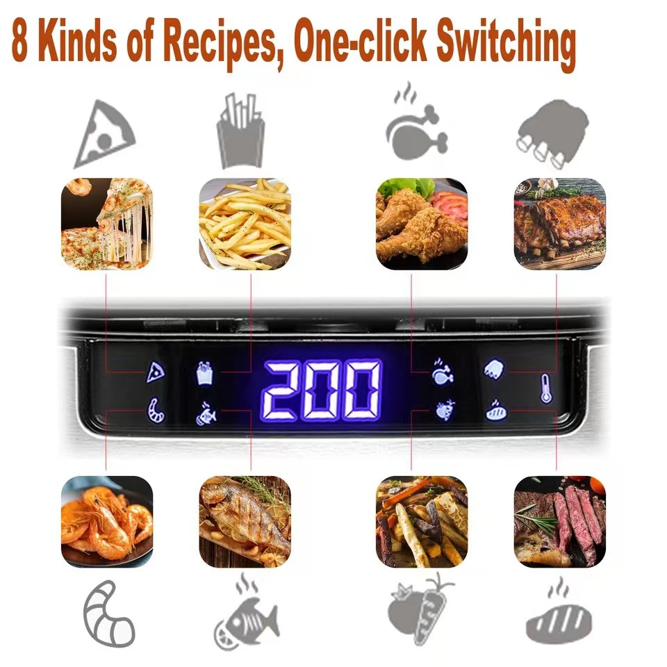 Household Touch Screen 50L Air Fryer — foto 8