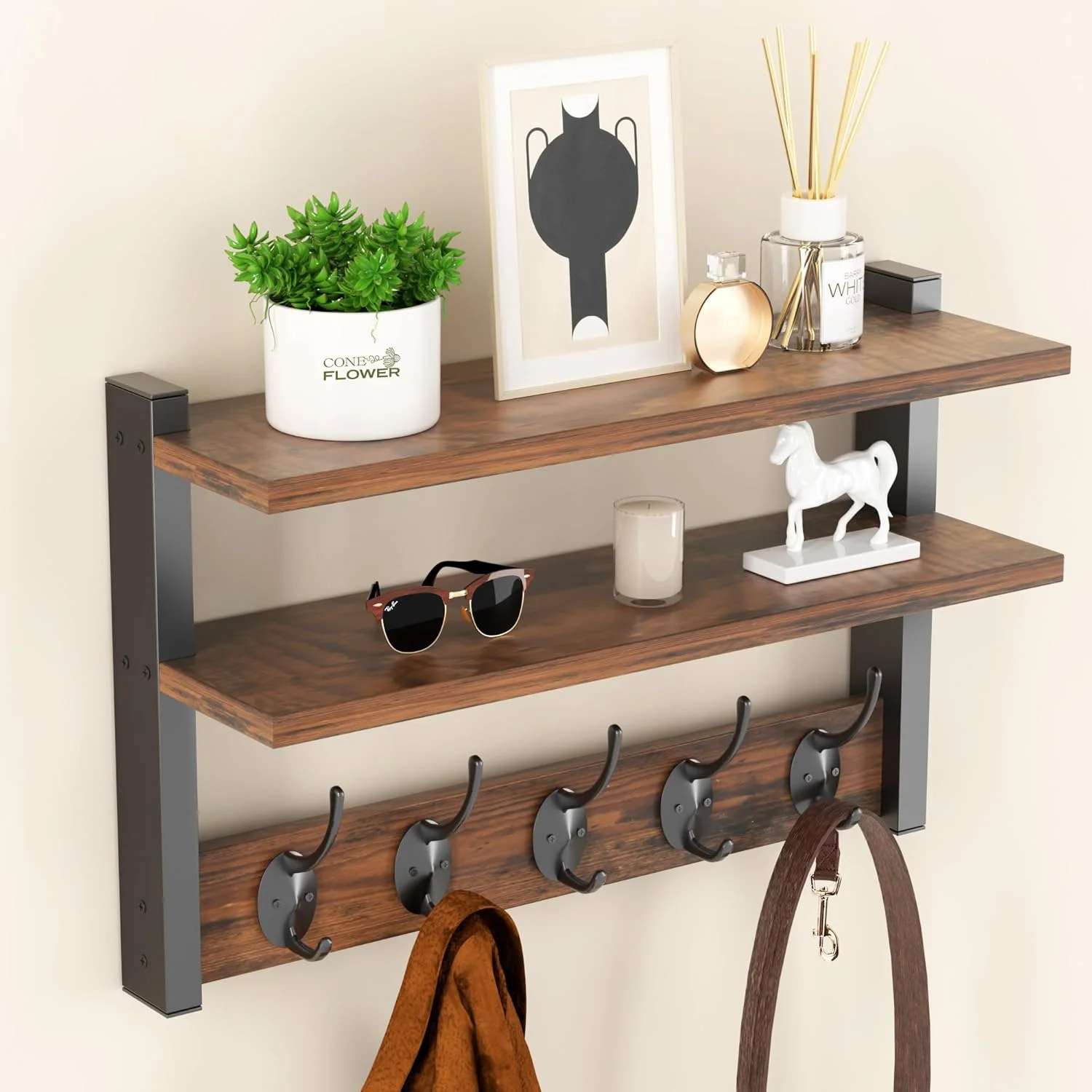 Wall-mounted Shelf Living Room Decorative Display Rack