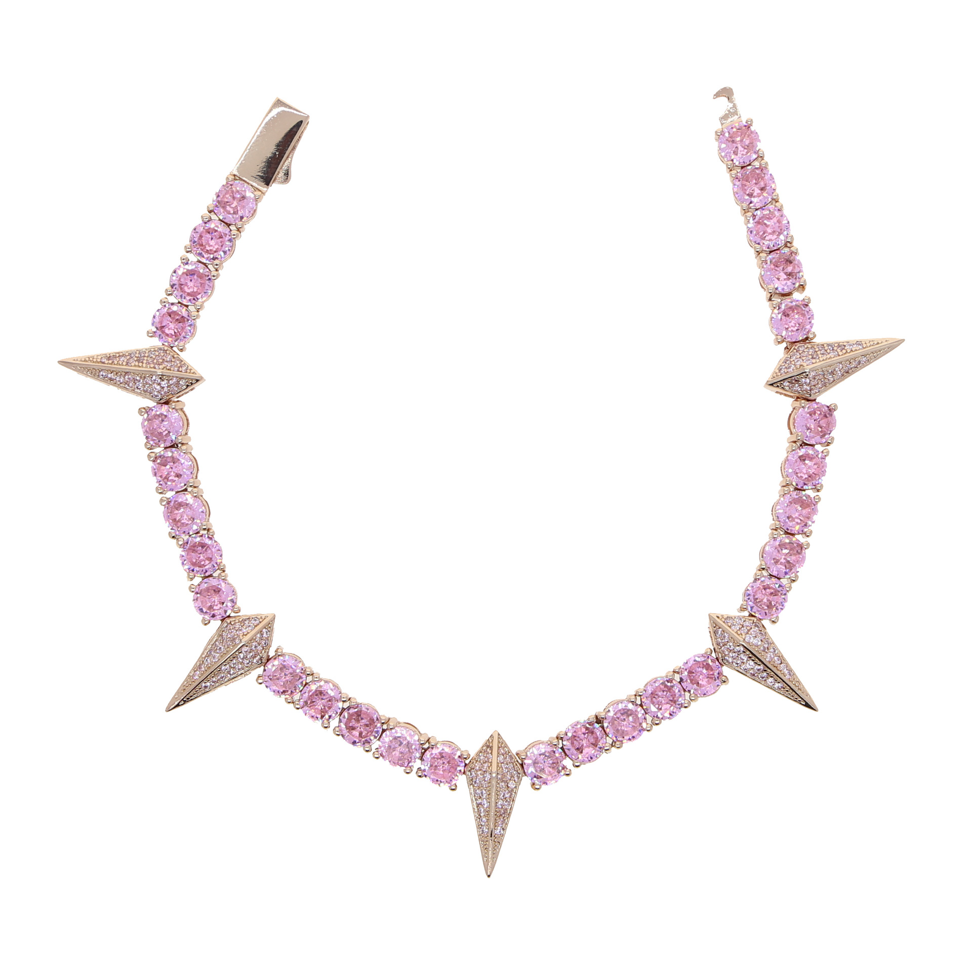 Hip Hop Full Rhinestone Zircon Punk Bracelet Ornament