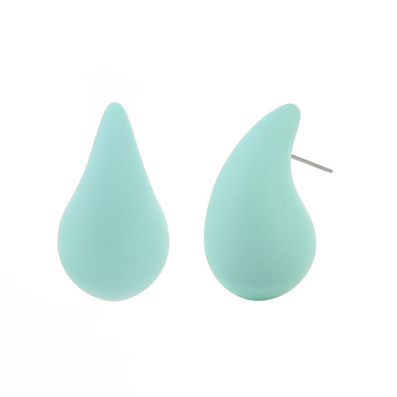 Candy Color Water Drop Earrings