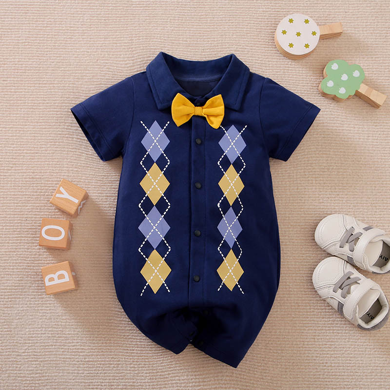 Diamond Plaid Navy Blue