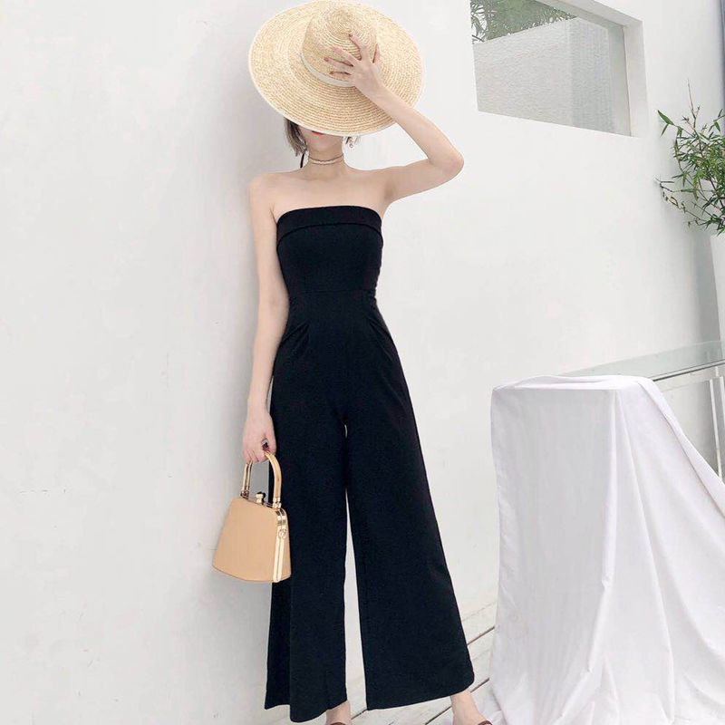 Title 1, New Slim Fit Tube Top Jumpsuit Women