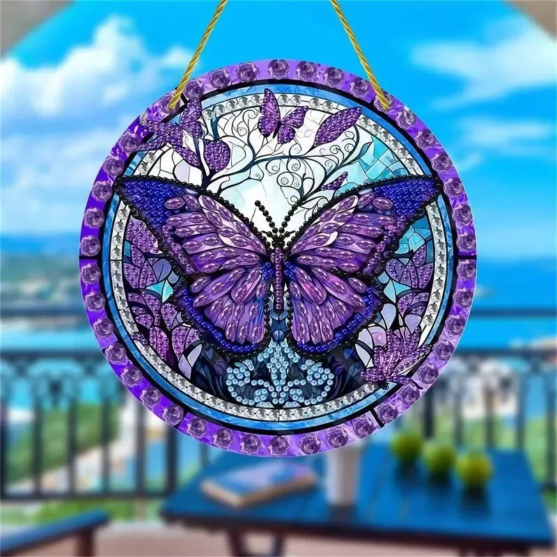 Creative Butterfly Theme Home Wall Decoration Acrylic Hanging Painting – image 9