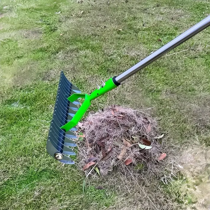 Gardening Tools Lawn Hay Rake Garden Deciduous Soil Ripper