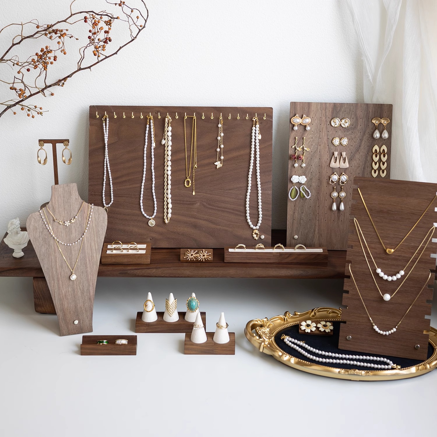 Jewelry Necklace Display Stand Vertical Jewelry Earring Board