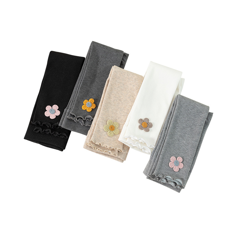 Autumn And Winter Girls Trousers Thickened, Sanded Fabric Thin Pantyhose - Image 3