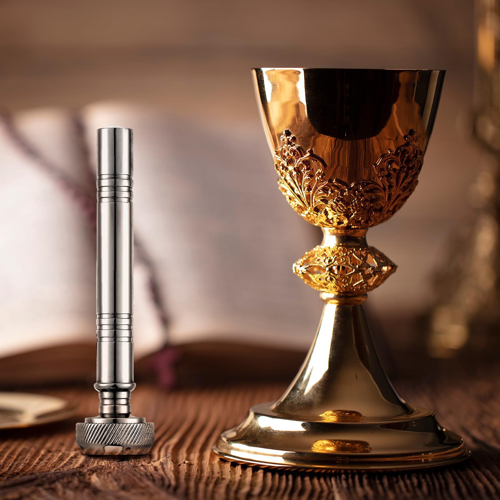 Pocket holy water nozzle holy water container holy water