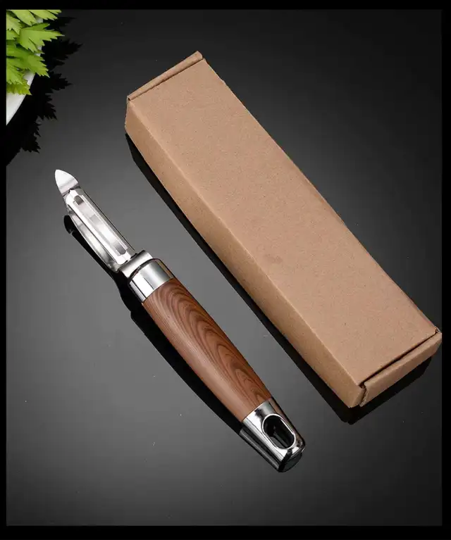 Stainless Steel 304 Fruit Peeling Knife Household Kitchen Gadget Bow Peeler Boxed - Shop at LoveMi