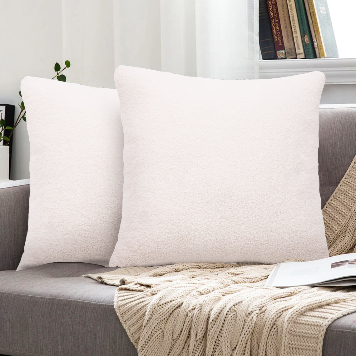 Title 9, Soft Color Model Room Bay Window Throw Pillowcase