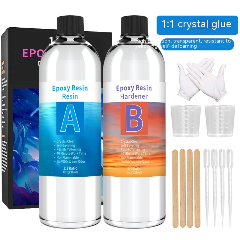 Ultra-transparent Epoxy Resin AB Glue - CJdropshipping