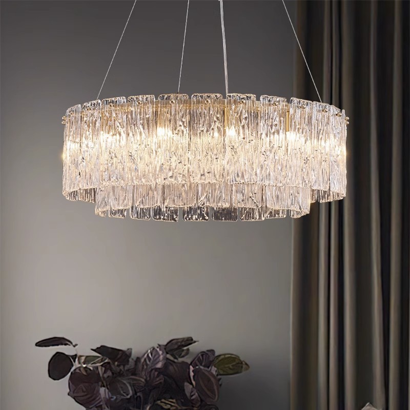 Italian Light Luxury Chandelier Lamp In The Living Room Household Atmosphere