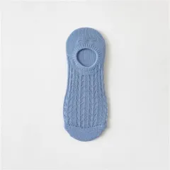 Women's Mesh Invisible Socks Thin - Dark Blue - View 1
