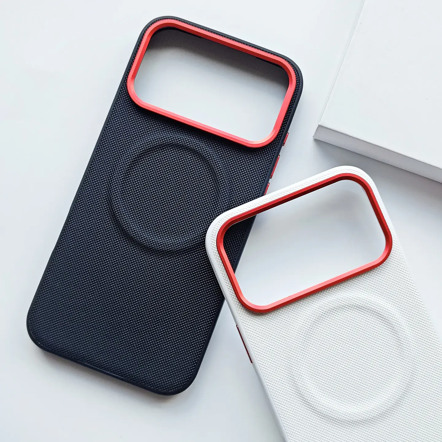 Artificial Leather Slim-ring Magnetic Adsorption Drop-resistant Phone