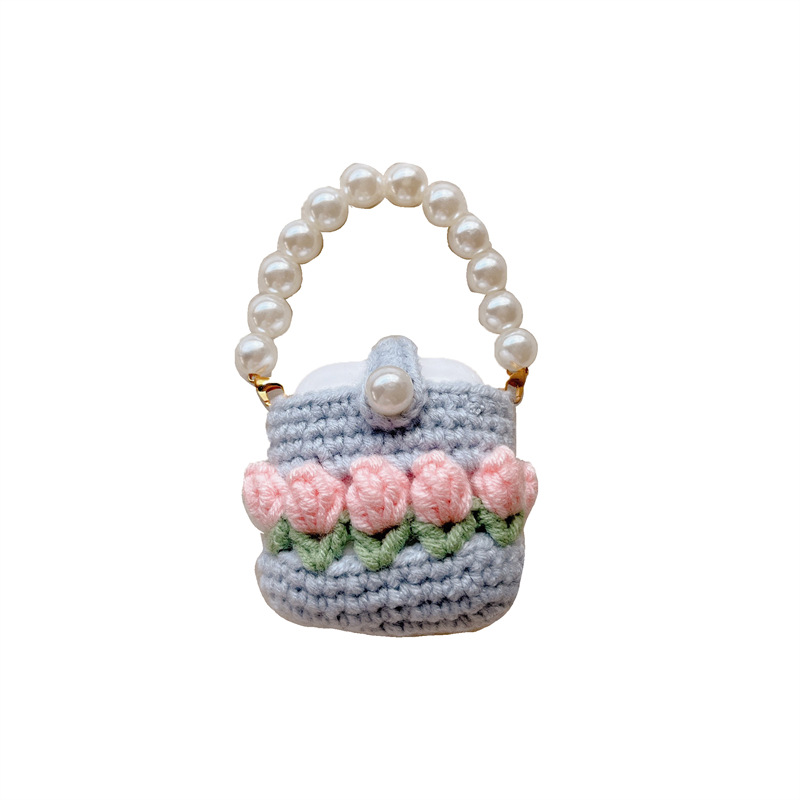 Plush Tulip Pearl Bag