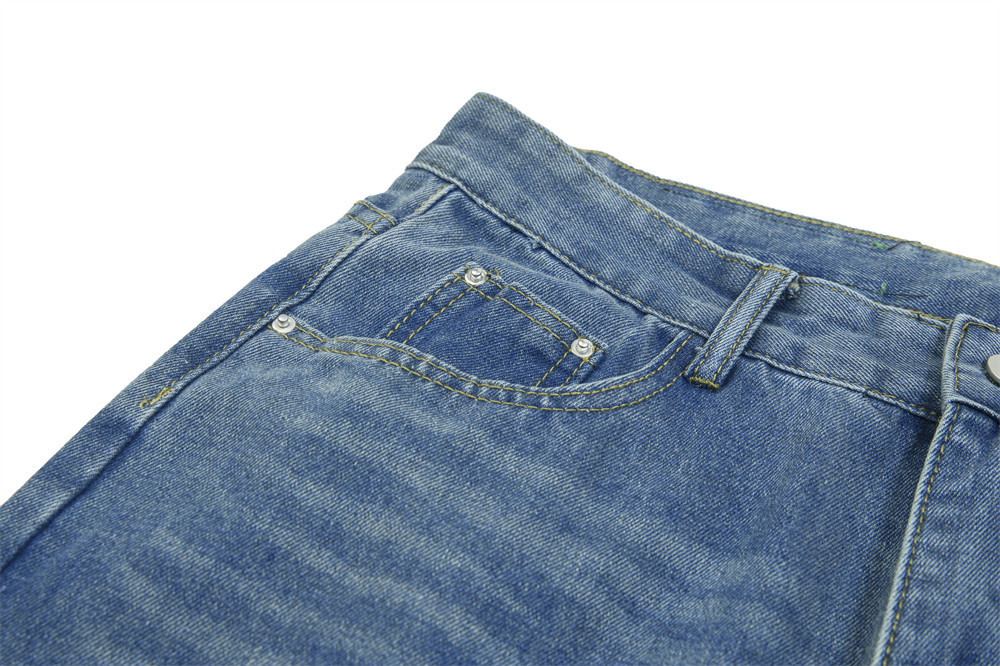 Washed Loose Wide-leg Jeans For Men And Women - Image 13