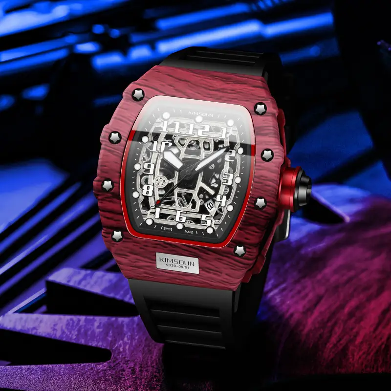 Male Creative Versatile Wine Barrel Shaped Quartz Watch