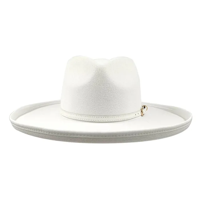Big Brim Autumn And Winter Woolen Jazz Top Hat Ladies Style 12 M - Shop at LoveMi