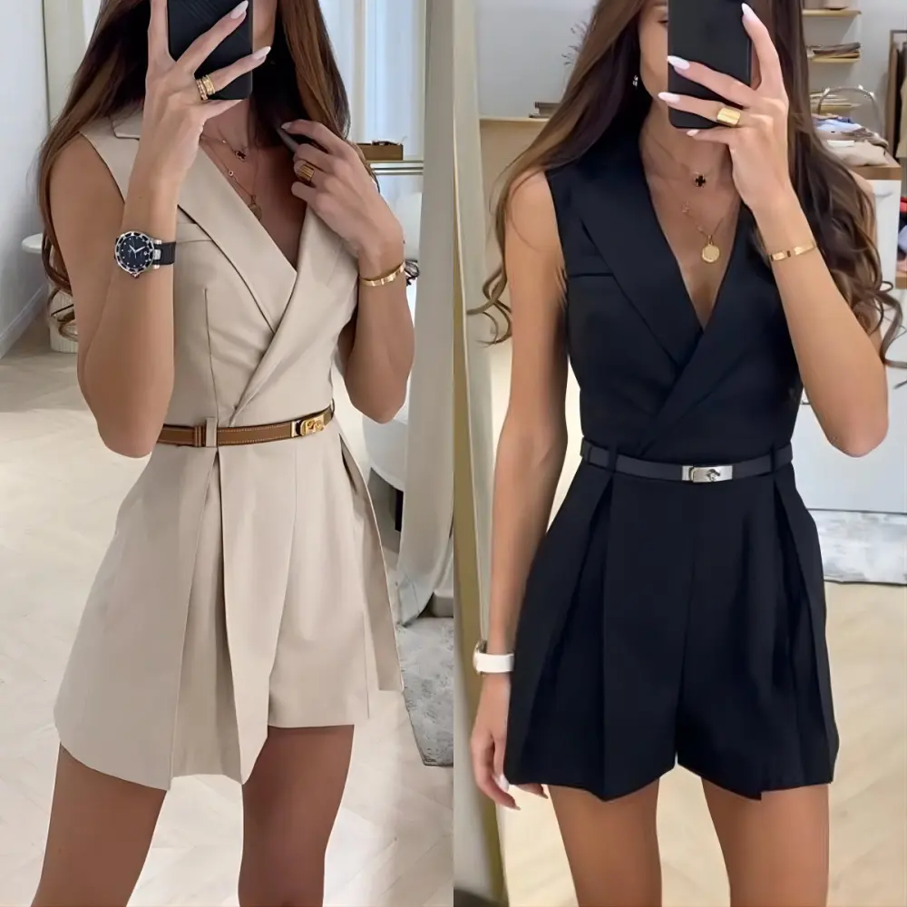 Temperament Commuter Suit Jumpsuit for Women