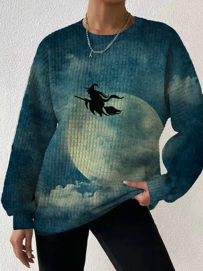 Women's Round Neck Sweater 3D Digital Printing - Zzy2023080218-M