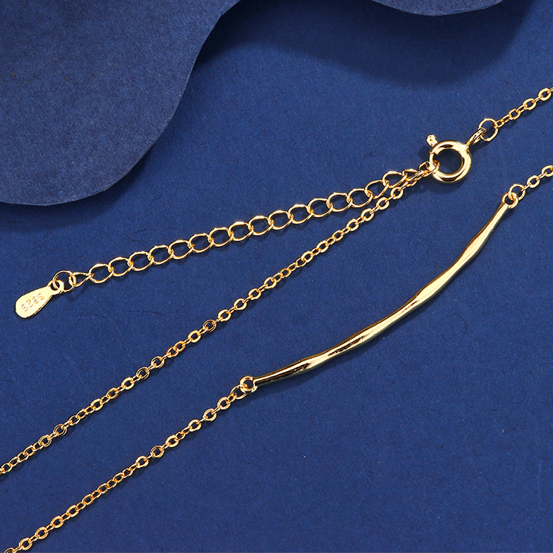 Special-interest Design Simple And Irregular Thread Clavicle Chain