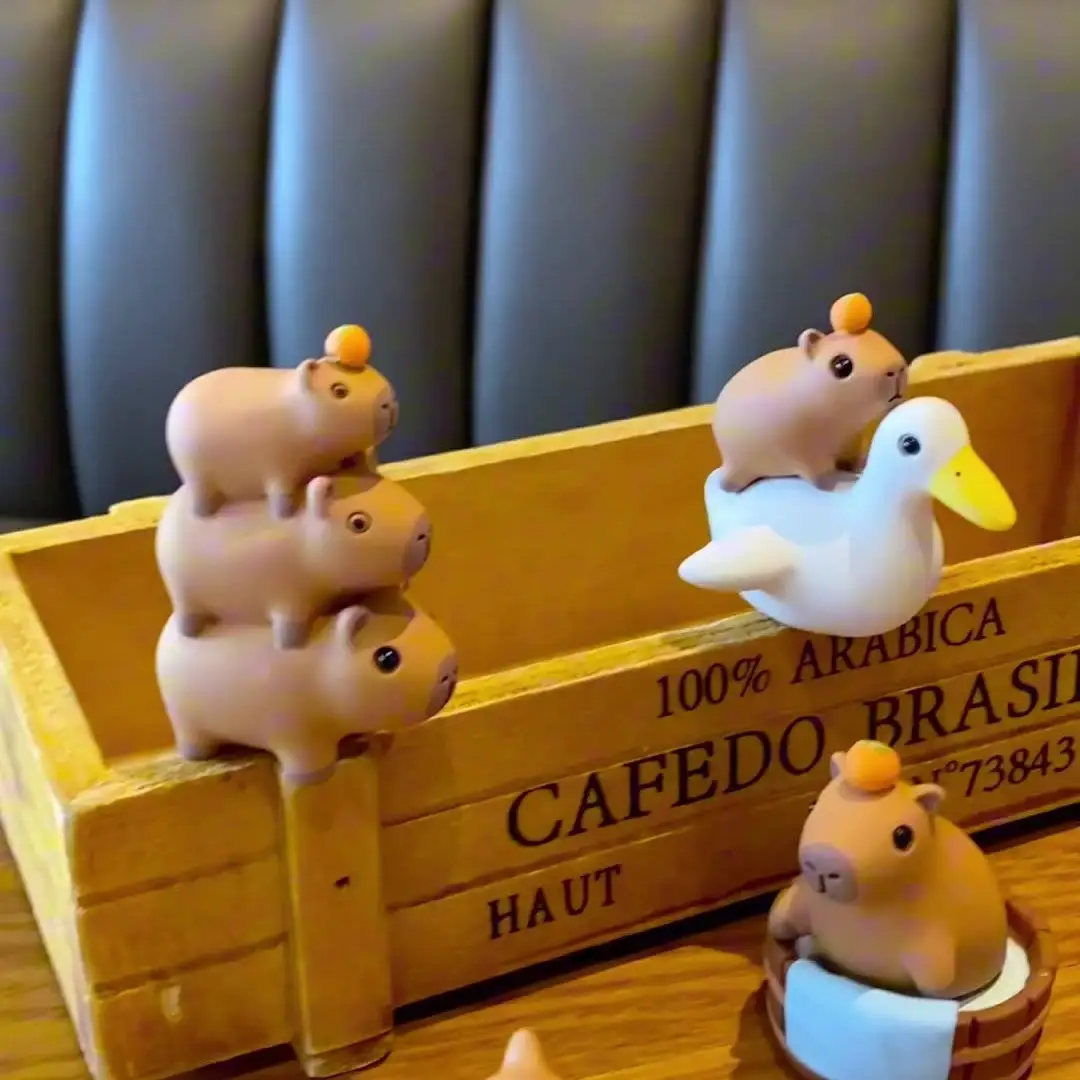 Capabala Capybara Resin Decorations Female Creative Trend