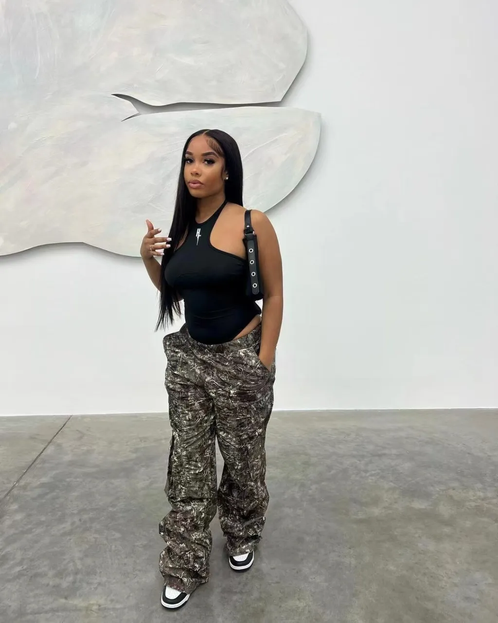 Women's Fashion Casual Camouflage Printed Overalls - Jungle Camouflage-S