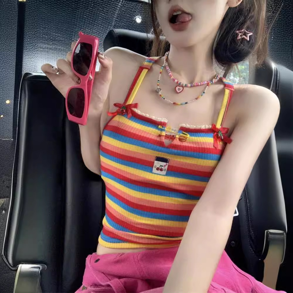 French-style Niche Camisole Top For Women To Wear As An Outer Layer