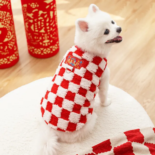 Autumn And Winter Pet Dog And Cat Clothes 401C Wishing You Prosperity - Shop at LoveMi