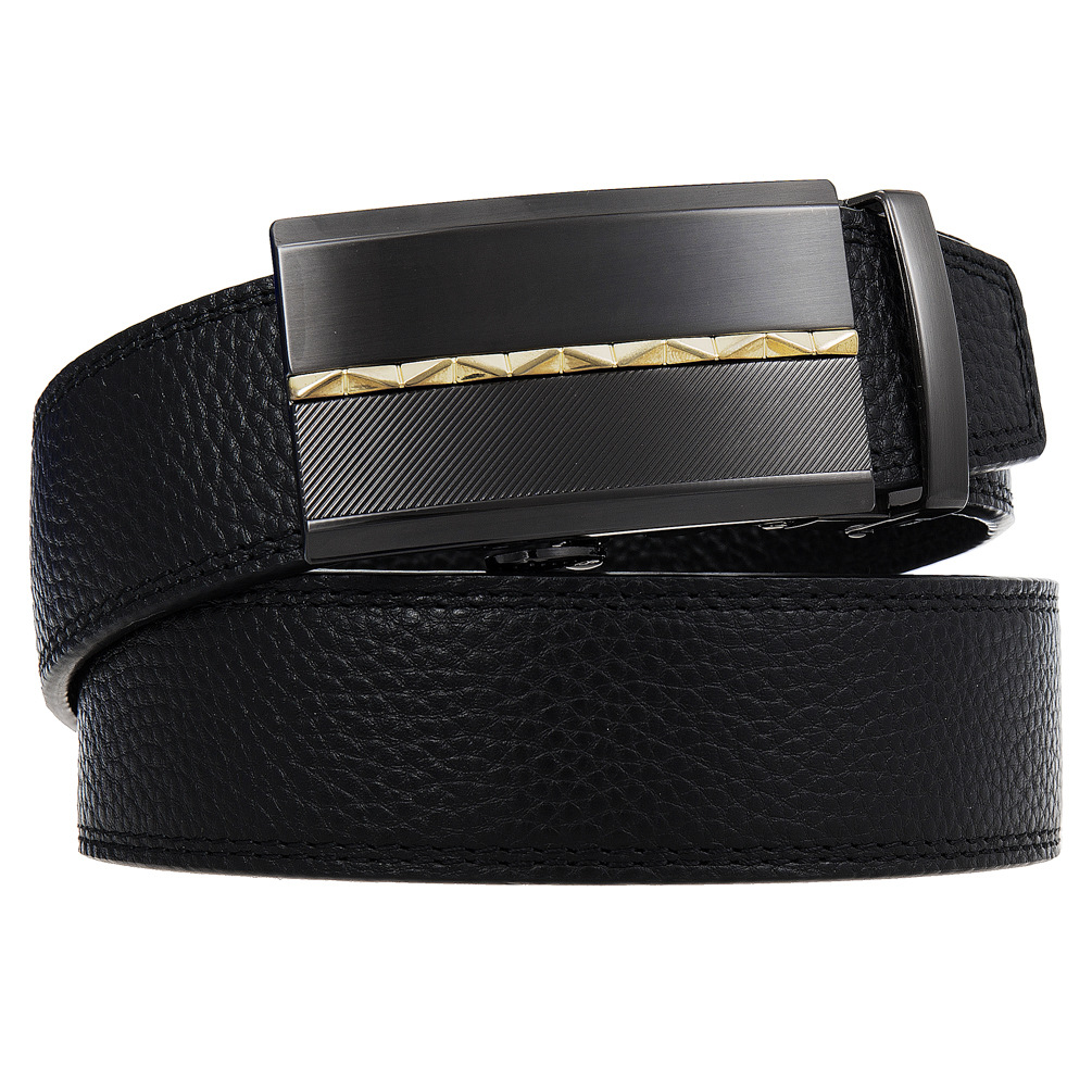 Title 20, New Mens Automatic Buckle Leather Belt