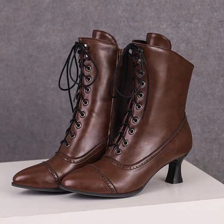 Women’s High Heel Martin Boots