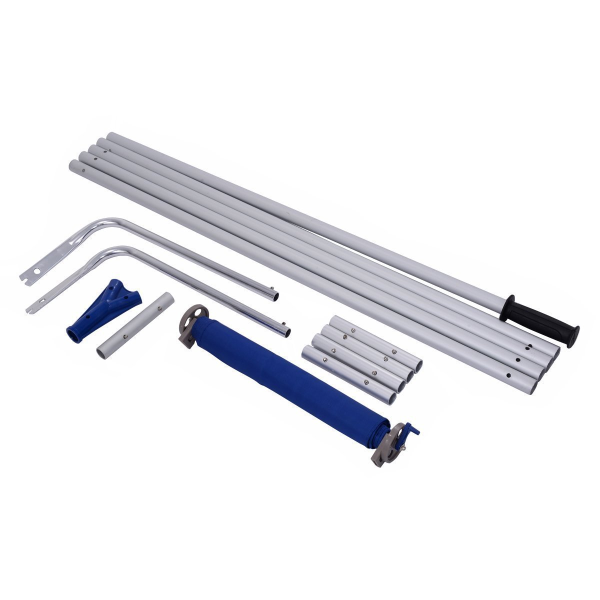 Roof Snow Removal Rake Retractable Long Handle Aluminum Snow Shovel — foto 2