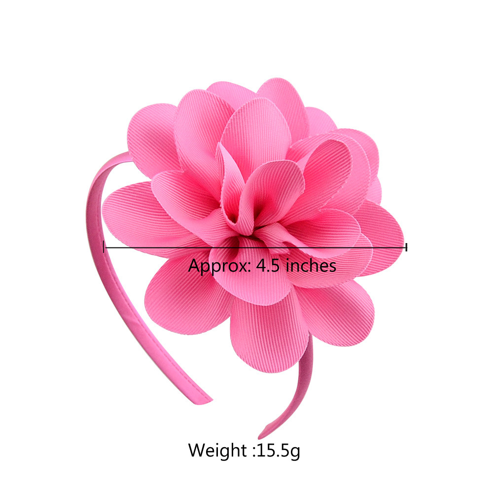 Title 5, Multi-layer Roll Flower Bow Handmade Flowers He...