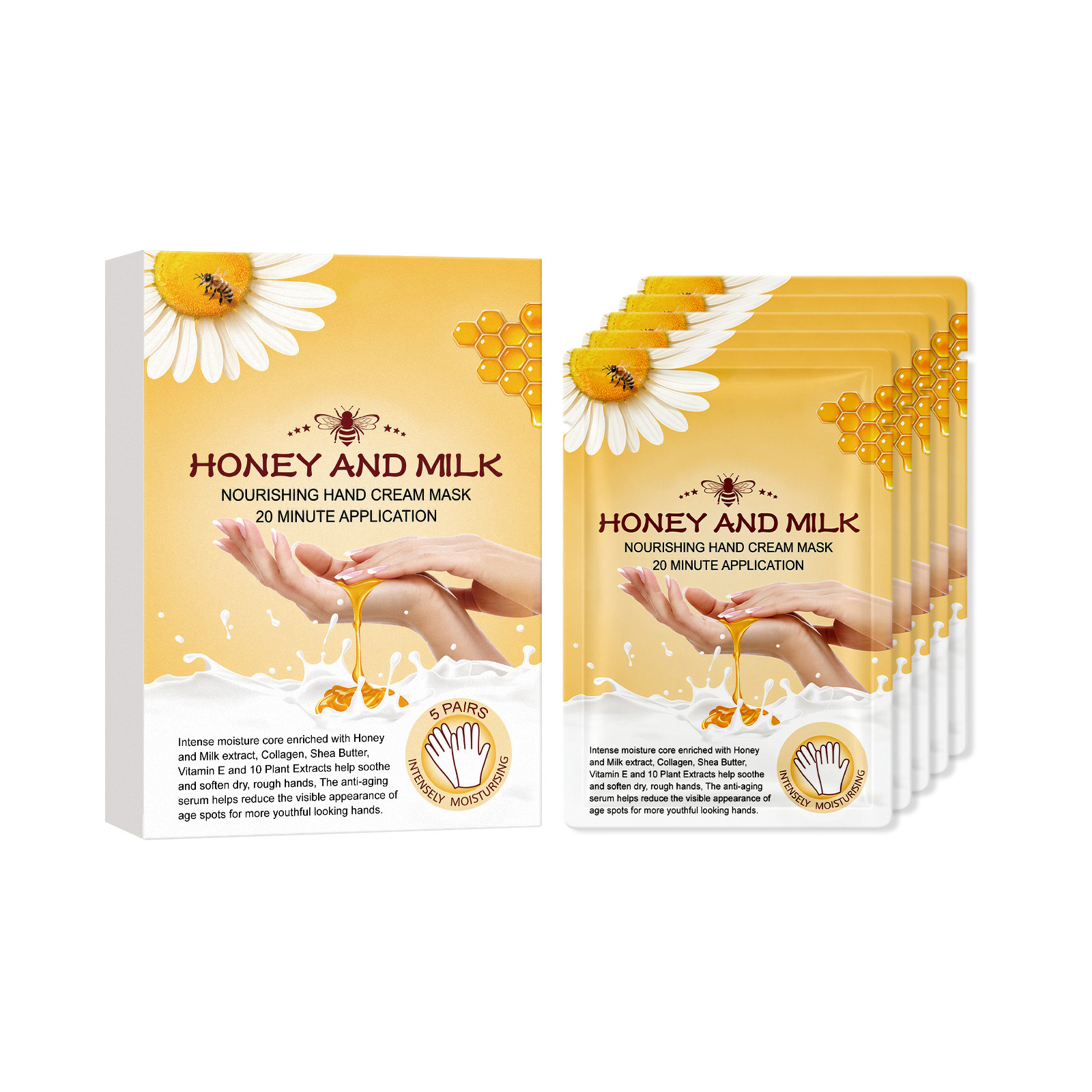 Moisturizing Hand Mask Hydrating And Nourishing Hand Carehome Use