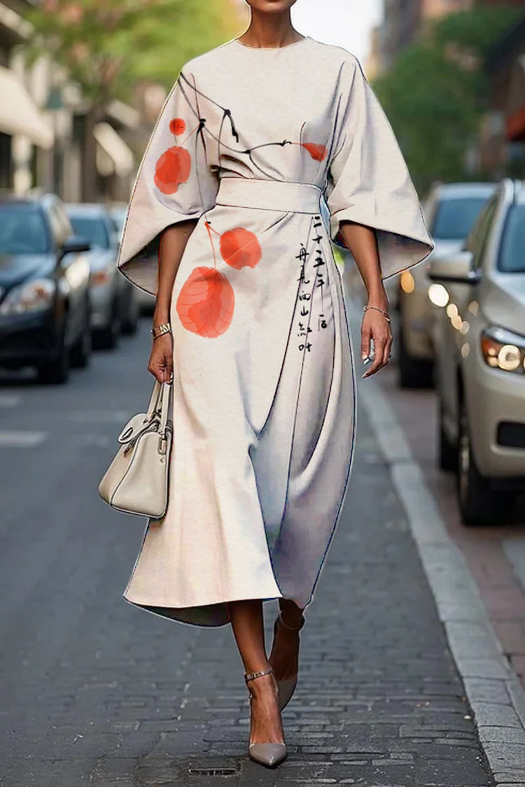 Women's Permanent Personality And Elegance Dress Model 8 3Xl - Shop at LoveMi