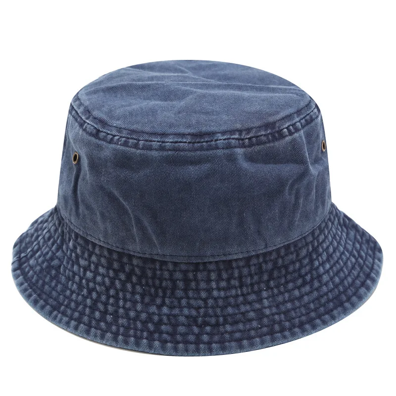 Title 10, Solid color casual denim fisherman hat