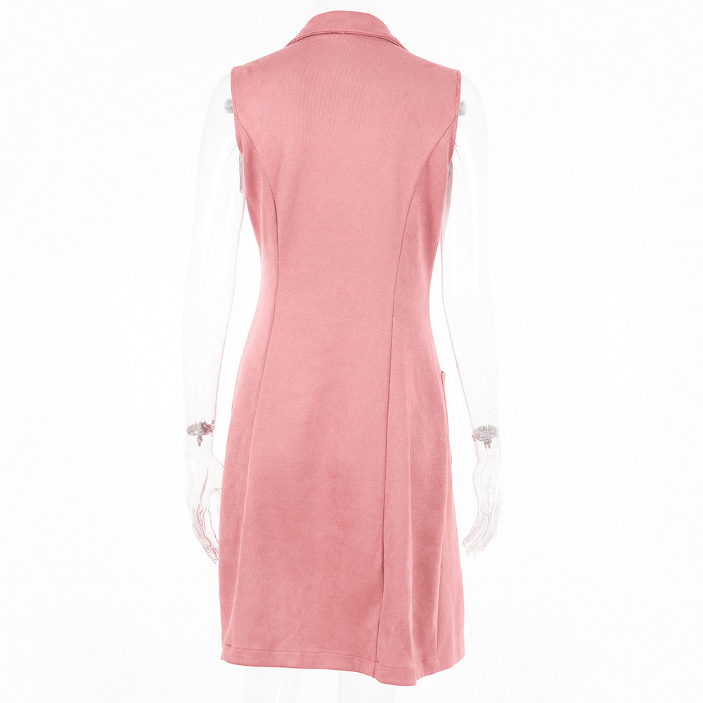 Fashionable Suede Slim-fit Retro Elegant Vest For Women