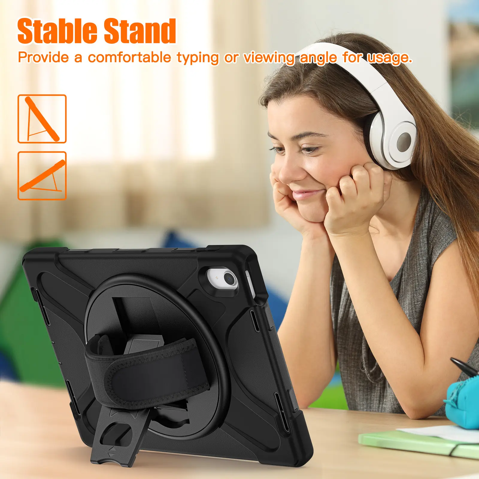 Applicable Silicone PC Protective Turntable Bracket Case