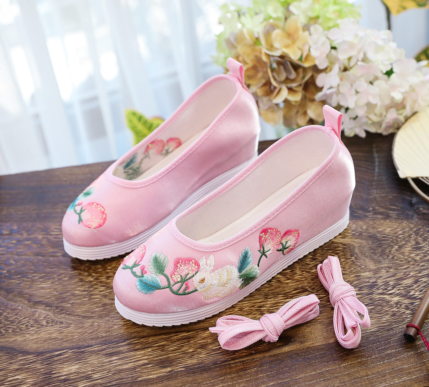 Strawberry Rabbit Pink Pumps