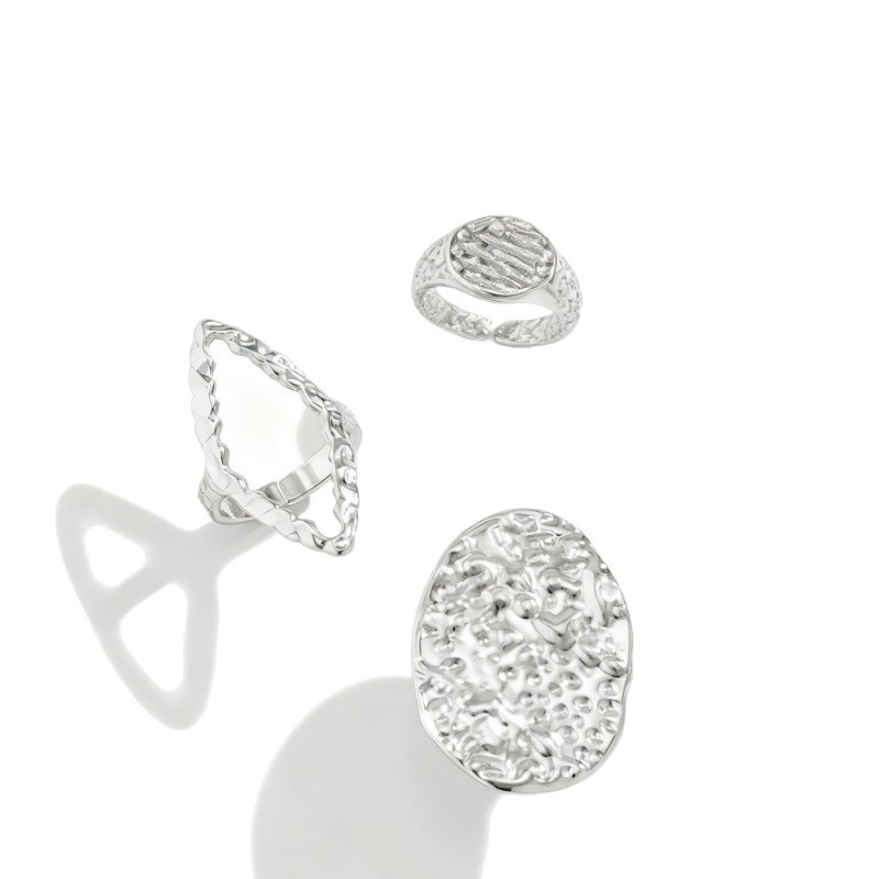 Alloy Open Alloy Ring Set With Multiple Joints