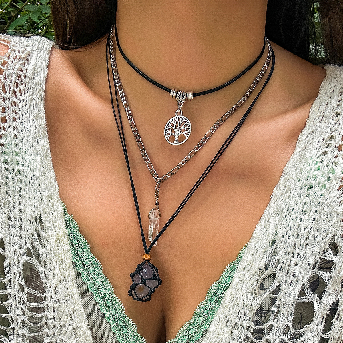 Women's Fashion Personalized Vintage Beaded Necklace