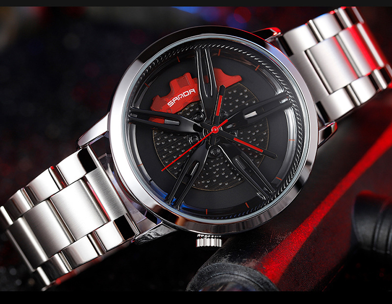 Sanda 1040 Gyro Wheel Watch for Men