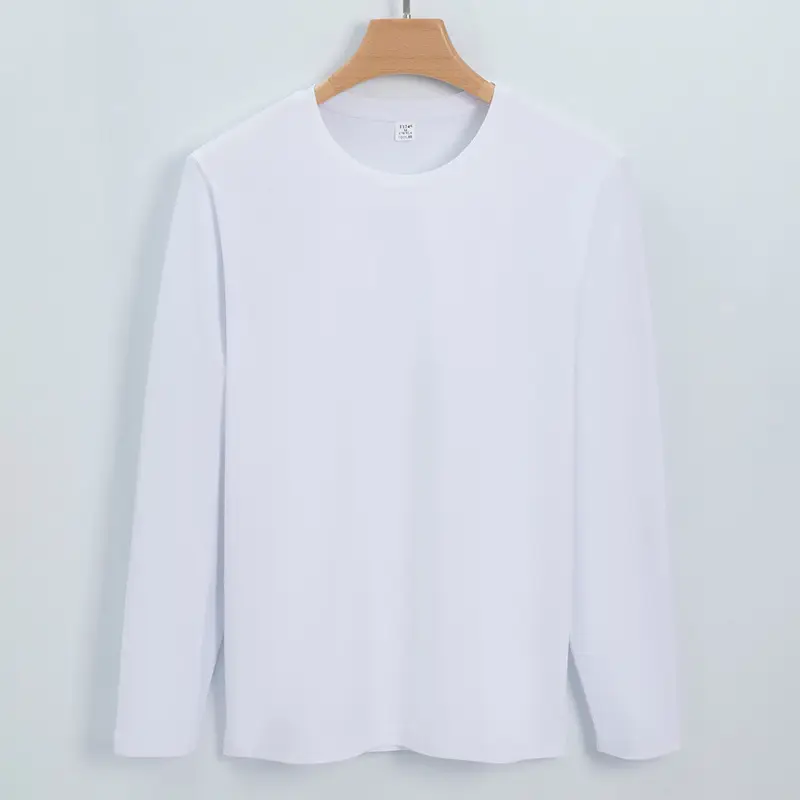 Double-sided Cotton T-shirt Casual Long-sleeve