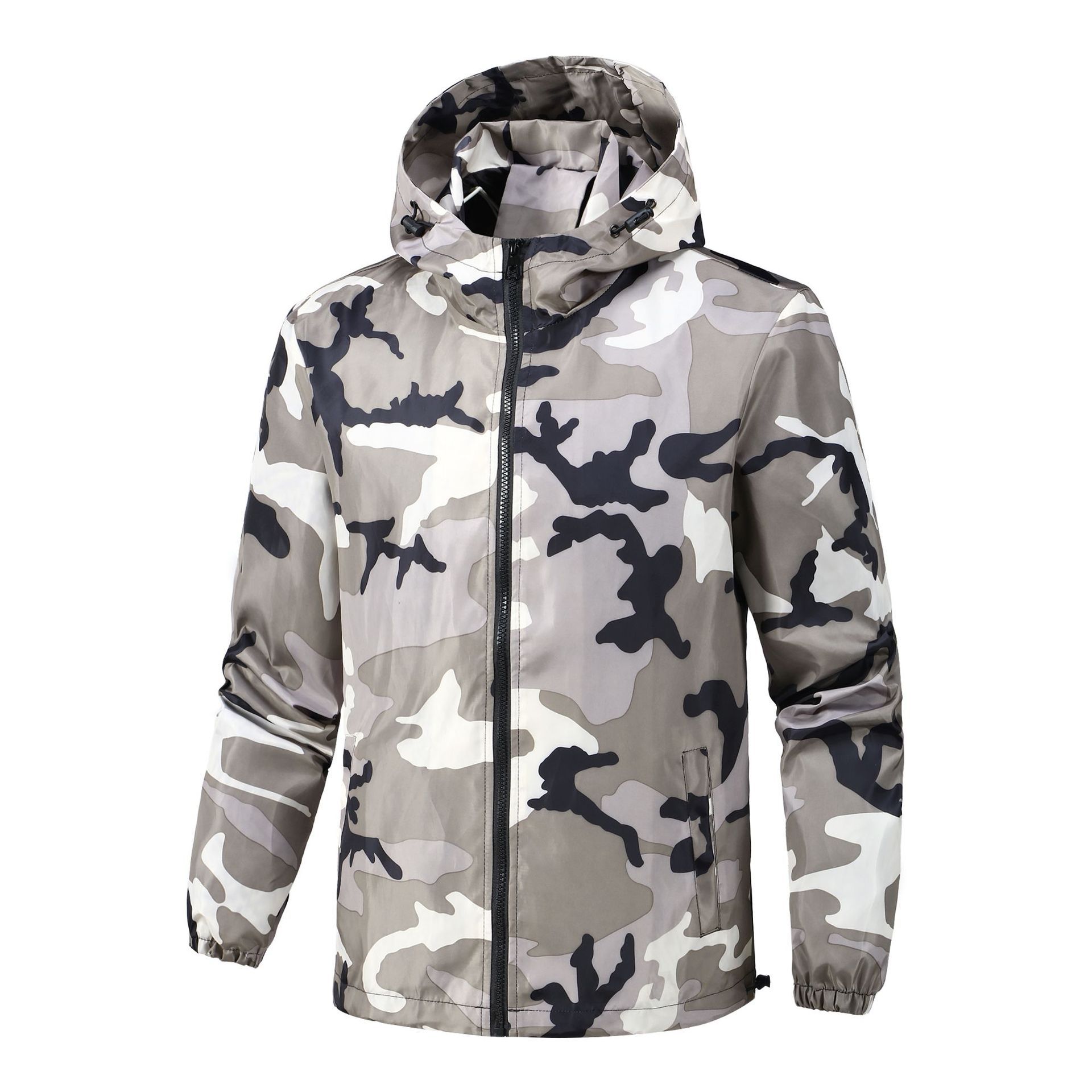 Fashionable Hooded On Side Seams