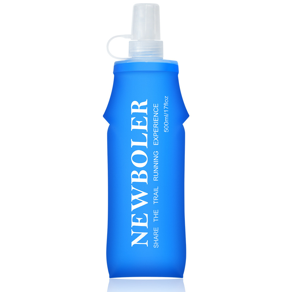 Sports Soft Water Bottle TPU Foldable And Portable