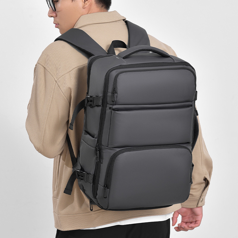 180-degree Open-top Multi-functional Luggage Backpack