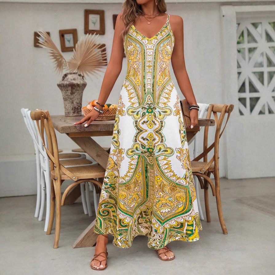 Loose-fitting Figure-flattering Sun-protective Slip Dress