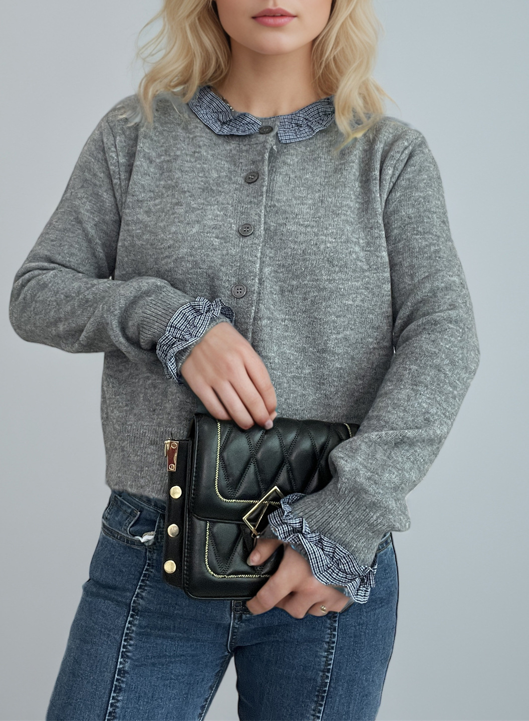 Damen-Cardigan – Detail Ärmel