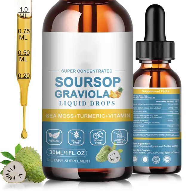 30ml Sweet Fruit Annona Leaf Drops Pineapple Flavor 60Ml - Shop at LoveMi