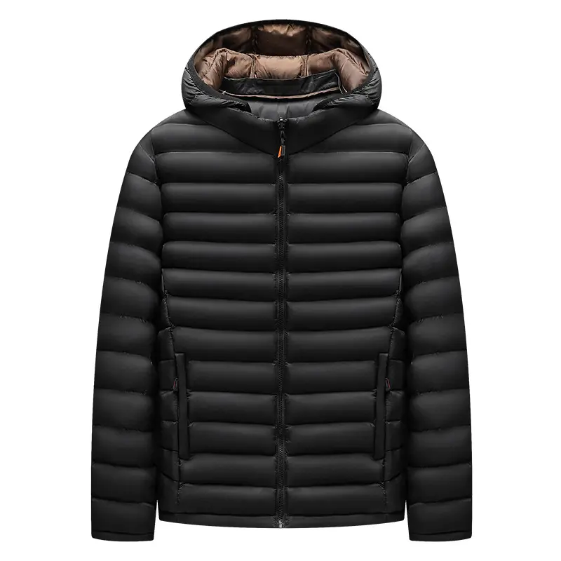 Men's Lightweight Down Cotton-padded Jacket Storage Rib
