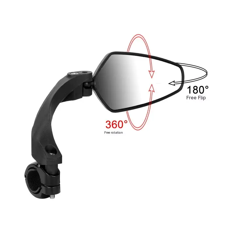 Mountain Bike Rotatable Rearview Mirror Acrylic Supplies
